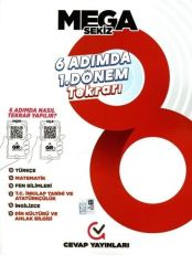 Cevap 8. Sınıf LGS 6 Adımda 1. Dönem Tekrarı Mega Sekiz Cevap Yayınları