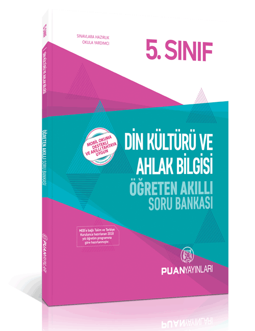 Puan 5. Sınıf Din Kültürü ve Ahlak Bilgisi Öğreten Akıllı Soru Bankası Puan Yayınları