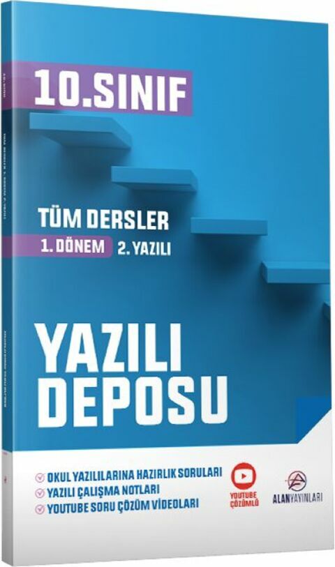 Alan Yayınları 10. Sınıf 1. Dönem 2. Yazılı Tüm Dersler Yazılı Deposu Alan Yayınları