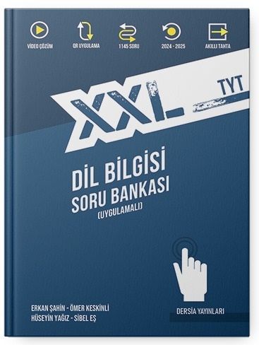 Dersia YKS TYT Türkçe Dil Bilgisi XXL Soru Bankası Dersia Yayınları