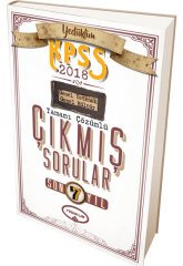 Yediiklim 2018 KPSS Genel Yetenek Genel Kültür Çıkmış Sorular Son 7 Yıl Çözümlü Yediiklim Yayınları