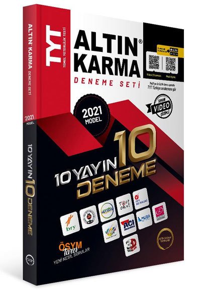 Altın Karma 2021 YKS TYT 10 Deneme Seti Altın Karma Yayınları