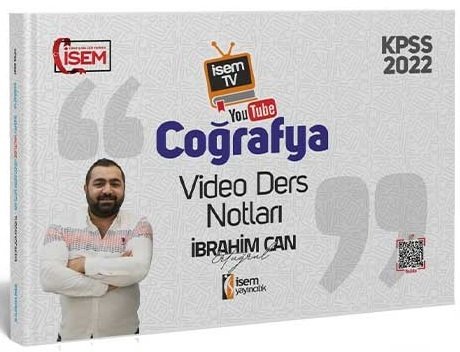 SÜPER FİYAT - İsem 2022 KPSS Coğrafya Video Ders Notları - İbrahim Can Ertuğrul İsem Yayınları