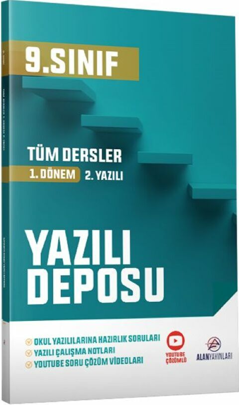 Alan Yayınları 9. Sınıf 1. Dönem 2. Yazılı Tüm Dersler Yazılı Deposu Alan Yayınları