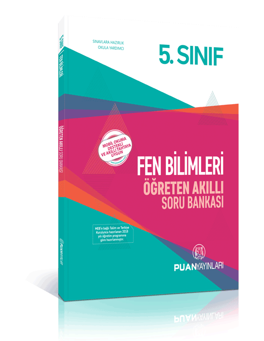 SÜPER FİYAT - Puan 5. Sınıf Fen Bilimleri Öğreten Akıllı Soru Bankası Puan Yayınları