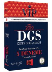 SÜPER FİYAT - Yargı 2019 DGS VIP 5 Deneme Çözümlü Yargı Yayınları