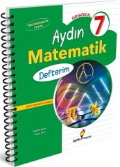 Aydın 7. Sınıf Matematik Defterim Aydın Yayınları