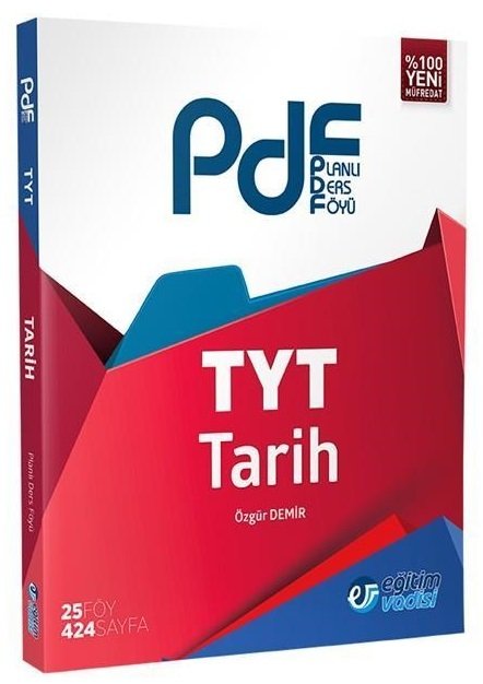 SÜPER FİYAT - Eğitim Vadisi YKS TYT Tarih PDF Planlı Ders Föyü Konu Anlatımlı Eğitim Vadisi Yayınları