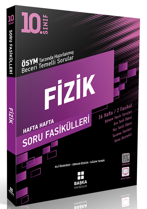 Başka 10. Sınıf Fizik Hafta Hafta Soru Fasikülleri Başka Yayınları