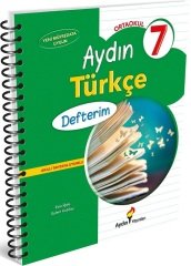 Aydın 7. Sınıf Türkçe Defterim Aydın Yayınları