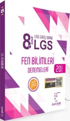 Karekök 8. Sınıf LGS Fen Bilimleri 20 Deneme Sınavı Karekök Yayınları