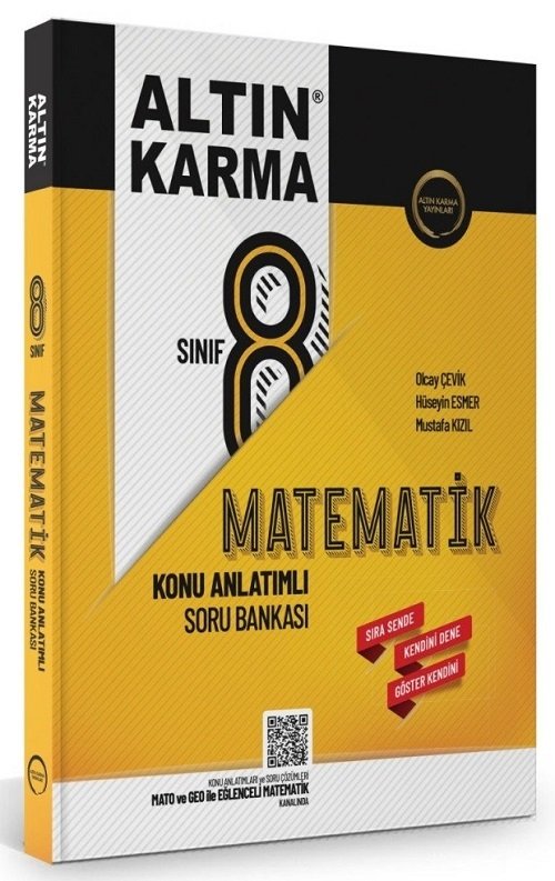 Altın Karma 8. Sınıf Matematik Konu Anlatımlı Soru Bankası Altın Karma Yayınları