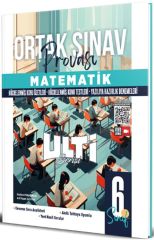 Ulti Yayınları 6. Sınıf Matematik Ulti Ortak Sınav Provası Ulti Yayınları