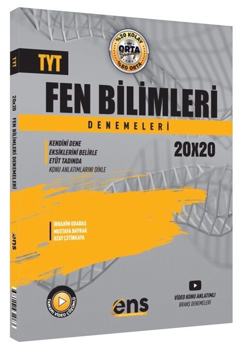 ENS Yayınları YKS TYT Fen Bilimleri 20x20 Deneme ENS Yayınları