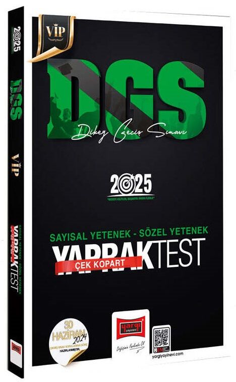 Yargı 2025 DGS VIP Yaprak Test Çek Kopart Yargı Yayınları