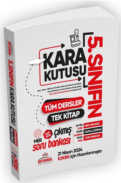 İnformal 5. Sınıf Tüm Dersler Kara Kutusu Çıkmış Sorular Soru Bankası Çözümlü İnformal Yayınları