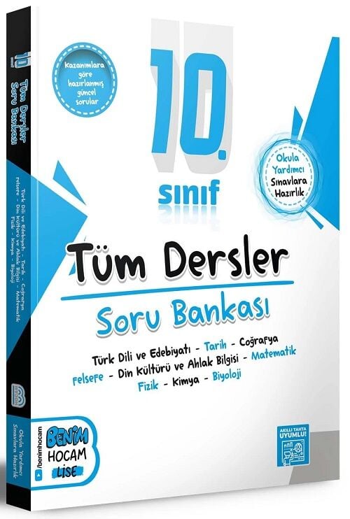 Benim Hocam 10. Sınıf Tüm Dersler Soru Bankası Benim Hocam Yayınları