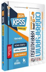 İnformal 2024 KPSS Coğrafyanın Kara Kutusu Çıkmış Sorular Soru Bankası İnformal Yayınları