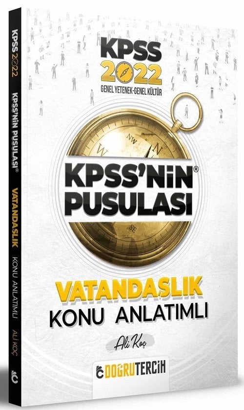 SÜPER FİYAT - Doğru Tercih 2022 KPSS nin Pusulası Vatandaşlık Konu Anlatımı - Ali Koç Doğru Tercih Yayınları