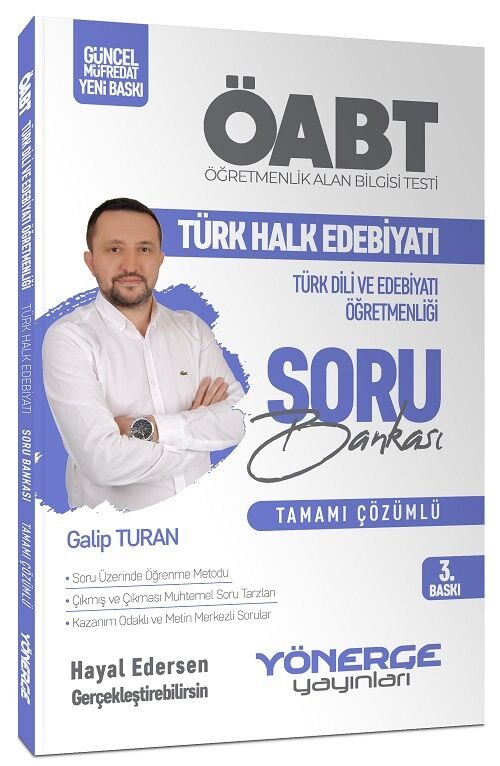 Yönerge ÖABT Türk Dili ve Edebiyatı Öğretmenliği Türk Halk Edebiyatı Soru Bankası Çözümlü - Galip Turan Yönerge Yayınları