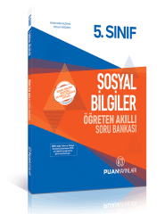 SÜPER FİYAT - Puan 5. Sınıf Sosyal Bilgiler Öğreten Akıllı Soru Bankası Puan Yayınları