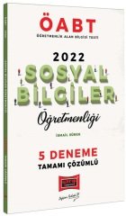 Yargı 2022 ÖABT Sosyal Bilgiler Öğretmenliği 5 Deneme Çözümlü Yargı Yayınları