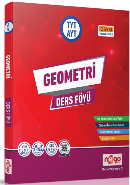 Nego YKS TYT AYT Geometri Ders Föyü Nego Yayınları