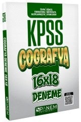 Panem KPSS Coğrafya 16x18 Deneme PDF Çözümlü Panem Yayınları