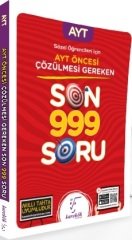 Karekök YKS AYT Öncesi Çözülmesi Gereken Sözel Son 999 Soru Bankası Karekök Yayınları