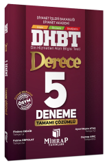 Mihrap DHBT Derece 5 Deneme Çözümlü Mihrap Yayınları