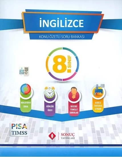 Sonuç 8. Sınıf İngilizce Konu Özetli Soru Bankası Sonuç Yayınları