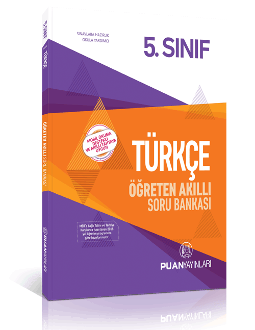 SÜPER FİYAT - Puan 5. Sınıf Türkçe Öğreten Akıllı Soru Bankası Puan Yayınları