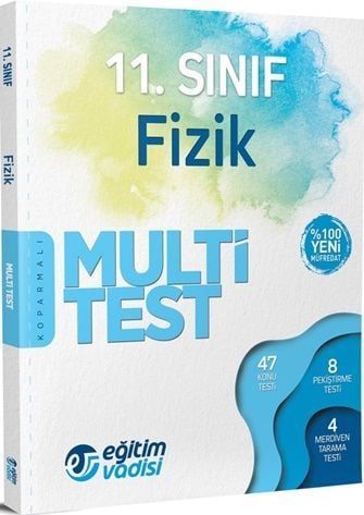 SÜPER FİYAT - Eğitim Vadisi 11. Sınıf Fizik Multi Test Soru Bankası Eğitim Vadisi Yayınları