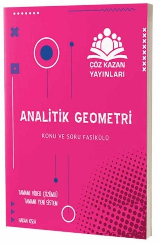 Çöz Kazan YKS TYT AYT Analitik Geometri Soru Bankası Çöz Kazan Yayınları