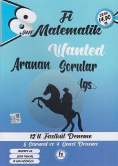 Fi Yayınları 8. Sınıf LGS Matematik Wanted Aranan Sorular 12 Deneme Fi Yayınları