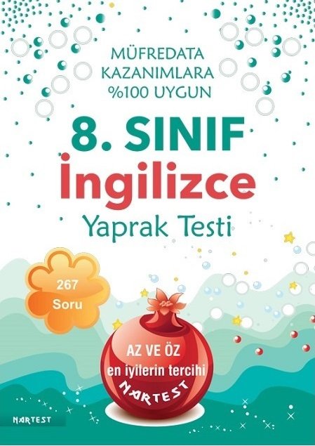 Nartest 8. Sınıf İngilizce Yaprak Test Nartest Yayınları