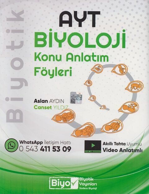 Biyotik YKS AYT Biyoloji Konu Anlatım Föyleri Biyotik Yayınları