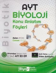 Biyotik YKS AYT Biyoloji Konu Anlatım Föyleri Biyotik Yayınları