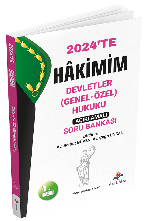 Dizgi Kitap 2024 Hakimim Hakimlik Devletler Özel Genel Hukuku Soru Bankası Çözümlü Dizgi Kitap