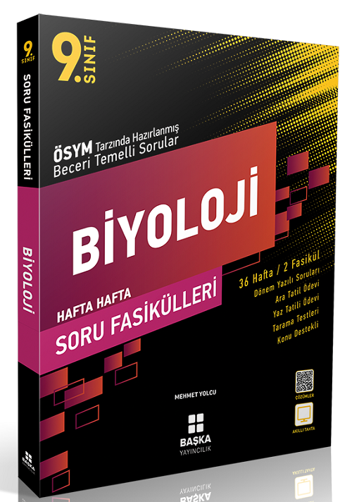 Başka 9. Sınıf Biyoloji Hafta Hafta Soru Fasikülleri Başka Yayınları