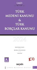 Seçkin 2024 Libra Mevzuat Dizisi Türk Medeni Kanunu ve Türk Borçlar Kanunu 8. Baskı Seçkin Yayınları