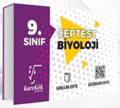 Karekök 9. Sınıf Biyoloji Cep Test Karekök Yayınları