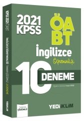 Yediiklim 2021 ÖABT İngilizce Öğretmenliği 10 Deneme Çözümlü Yediiklim Yayınları