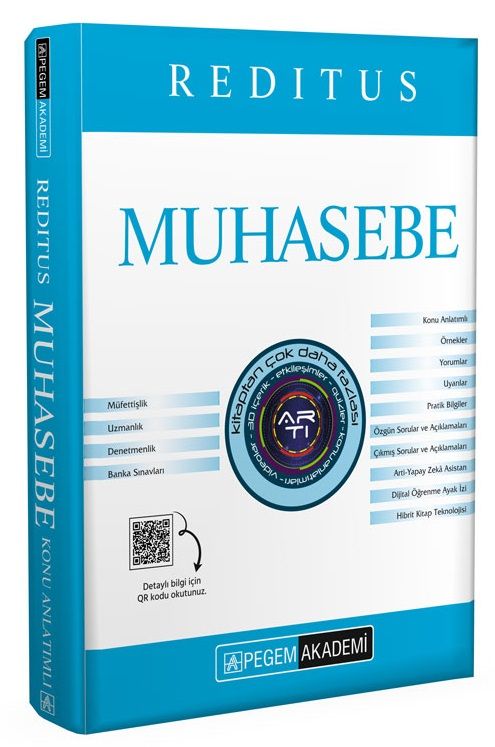 Pegem 2024 KPSS A Grubu Reditus Muhasebe Konu Anlatımı Pegem Akademi Yayınları