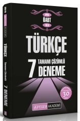 Pegem 2019 ÖABT Türkçe 7 Deneme Çözümlü Pegem Akademi Yayınları