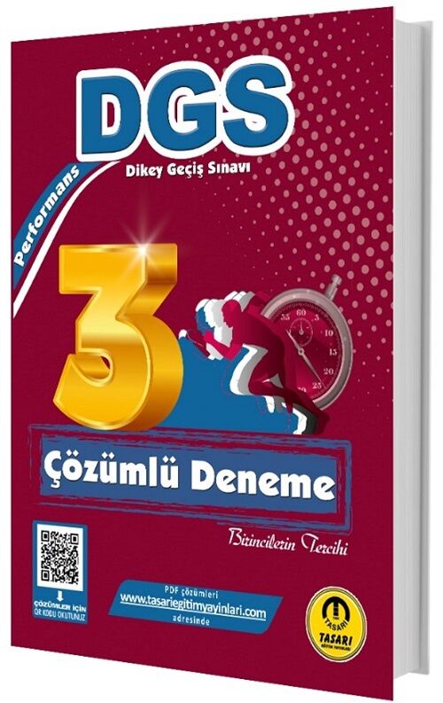 Tasarı DGS Performans 3 Deneme Çözümlü Tasarı Yayınları