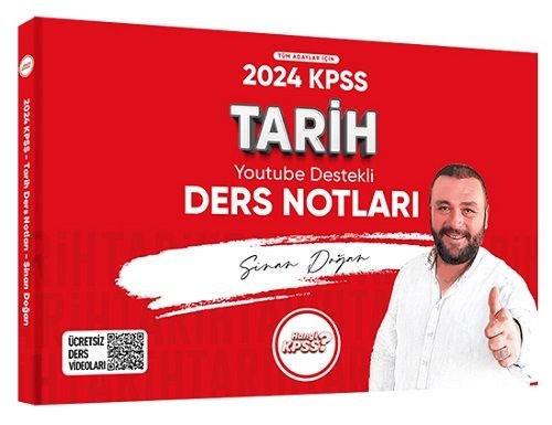 Hangi KPSS 2024 KPSS Tarih YouTube Destekli Ders Notları - Sinan Doğan Hangi KPSS Yayınları