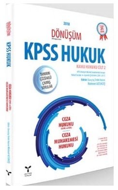 Umuttepe 2018 KPSS DÖNÜŞÜM Ceza Hukuku Ceza Muhakemesi Hukuku Çıkmış Sorular Çözümlü Umuttepe Yayınları