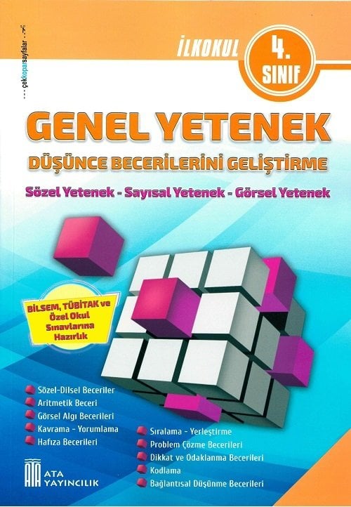 Ata Yayıncılık 4. Sınıf Genel Yetenek Düşünce Becerilerini Geliştirme Ata Yayıncılık