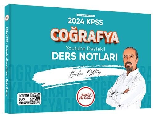 Hangi KPSS 2024 KPSS Coğrafya YouTube Destekli Ders Notları - Bekir Oktay Hangi KPSS Yayınları